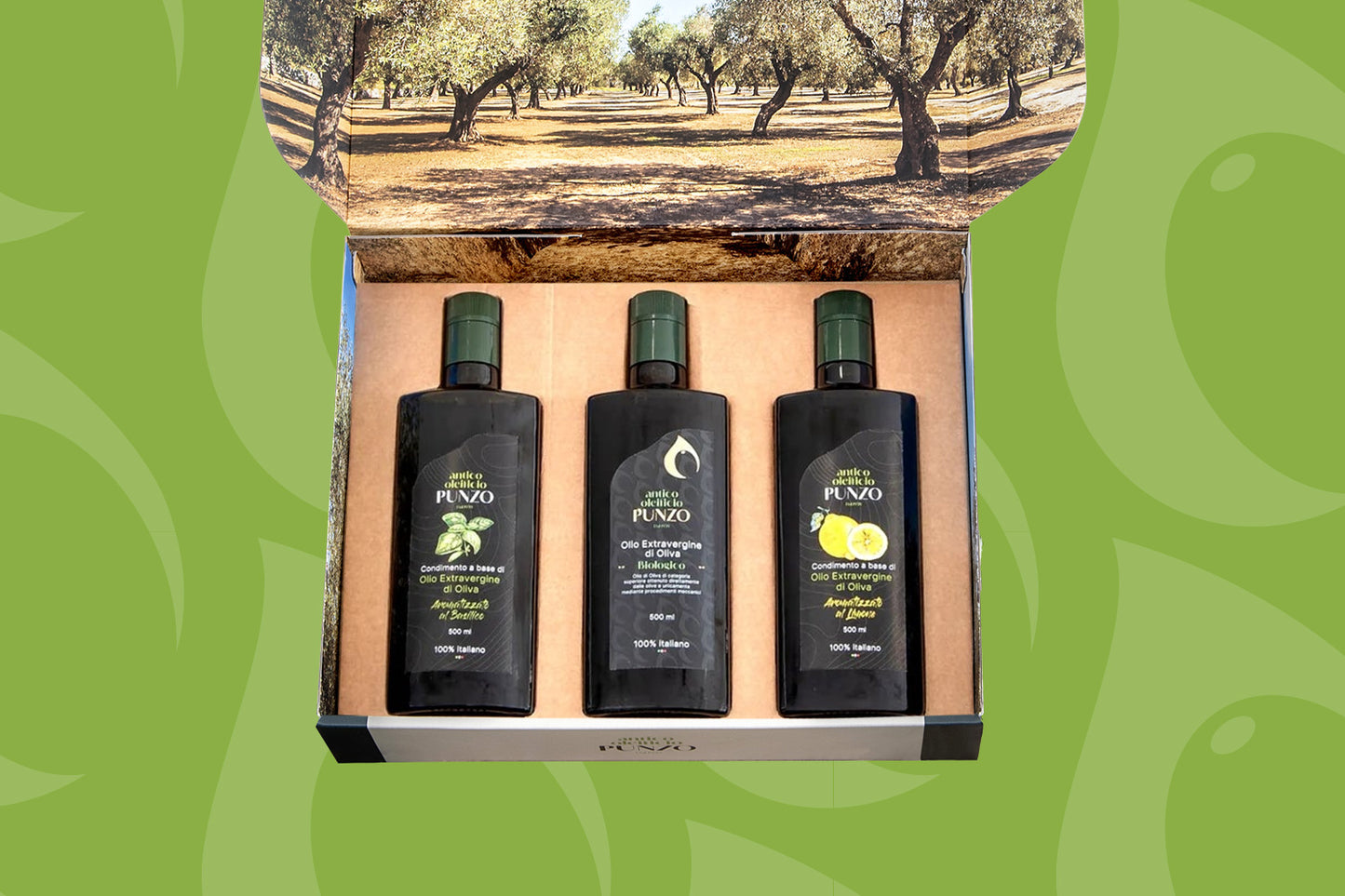 Box misto 3 Bottiglie Olio